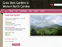 Tablet Screenshot of grassrootgardens.net